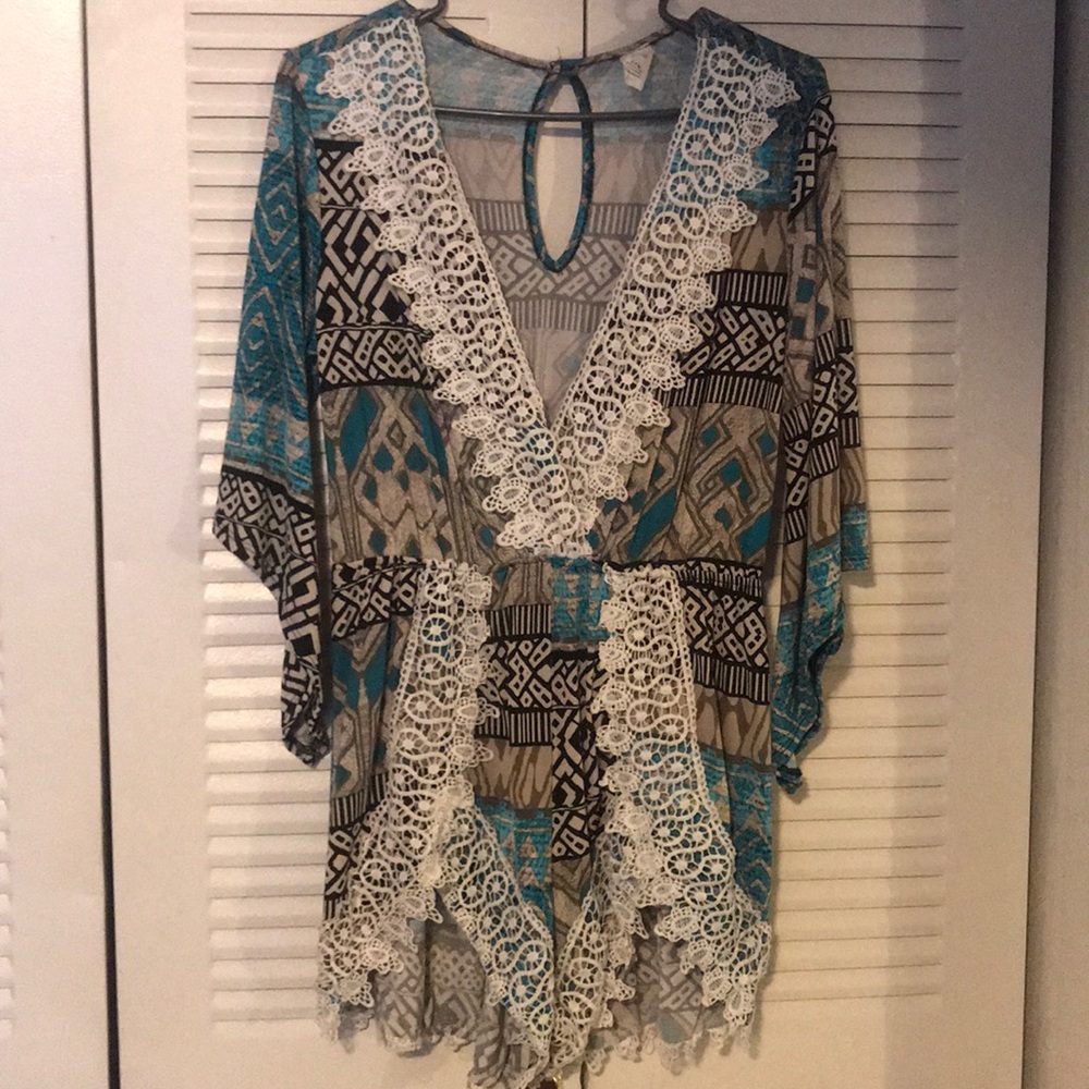 Bell sleeve Romper